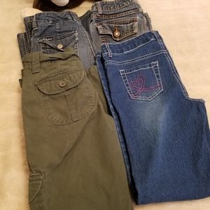 Girls/Kids Jeans/Pants Size 8 Bundle of 4